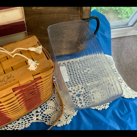 Longaberger 2001 Collector’s Club Whistle-Stop Basket Combo - Picture 7 of 9
